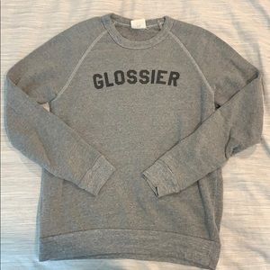 Glossier Crewneck Sweatshirt Size S